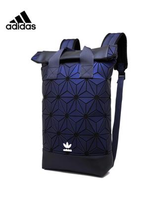 AdidasˉOriginal Backpack School Bag 3D Roll Top Bag For Girls And Boys Street Style Casual Children Student Backpack For Women And Men To Attend School Travel Sport Climbing Racing Hiking Cycling Camping