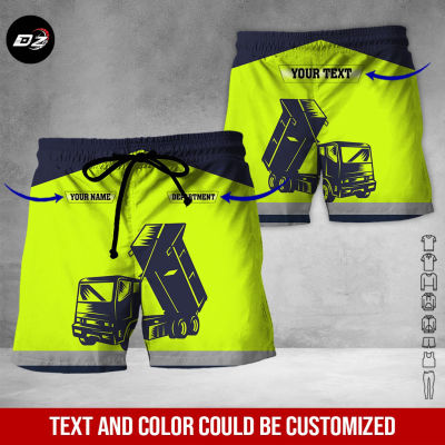 2023 Personalized Name And Color Dump Truck All Over Printed Shorts CG726.jpg
