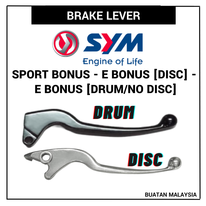 SYM BRAKE LEVER DISC DRUM E BONUS EBONUS EBONUS SPORT BONUS BREK