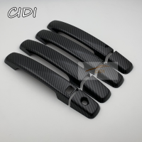 for Nissan Qashqai J10 2006 - 2013 ABS Carbon Fiber Black Handle Cover Trim Dualis 2007 2008 2009 2010 2011 2012 Car Accessories