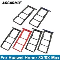 Aocarmo สำหรับ Huawei Honor 8X/8X Max Nano ซิมการ์ดถาดใส่การ์ด MicroSD Replacement Part-JSKB MALL