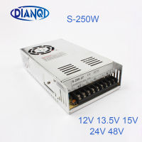 DIANQI Switching Power Supply 250W 12V 13.5V 15V Ac To Dc Converter สำหรับ LED Strip 24V 48V S-250คุณภาพดี