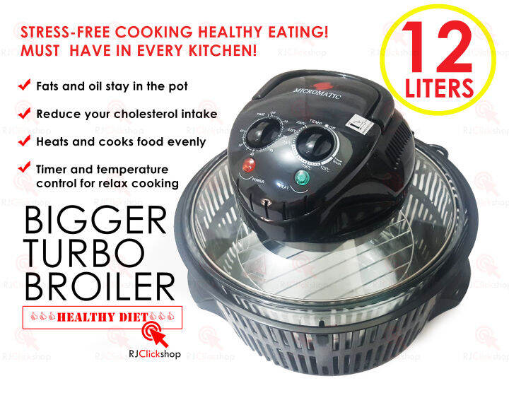 MULTI FUNCTION TURBO BROILER / CONVECTION OVEN 12L Lazada PH