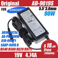 AD-9019S อะแดปเตอร์สำหรับ Samsung 4.74A แล็ปท็อป90W 19V ที่ชาร์จ RV711 R428 R410 R65 R520 R522 R530 R580 R560 R518