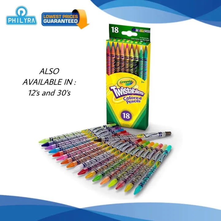 PHILYRA COD CRAYOLA TWISTABLE COLORED PENCIL Lazada PH