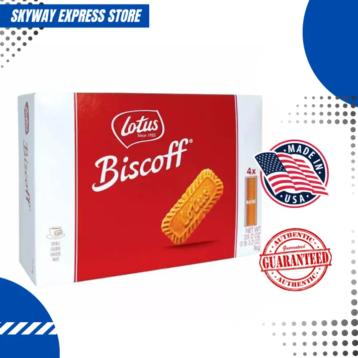 Lotus Biscoff Cookies, 8.8 oz, 4count (1 kg total one box) Lazada PH