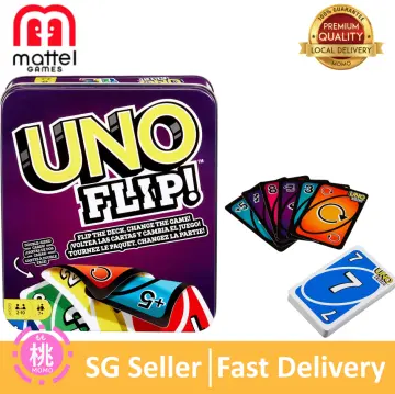 Mattel Games UNO Flip Tin Box Card Game