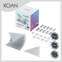 NANOLEAF ชุดไฟตกแต่งอัจฉริยะ Shapes Triangles Mini Expansion Kit [10 Panels]