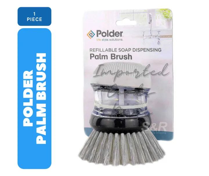 Polder Refillable Soap Dispensing Palm Brush Lazada PH