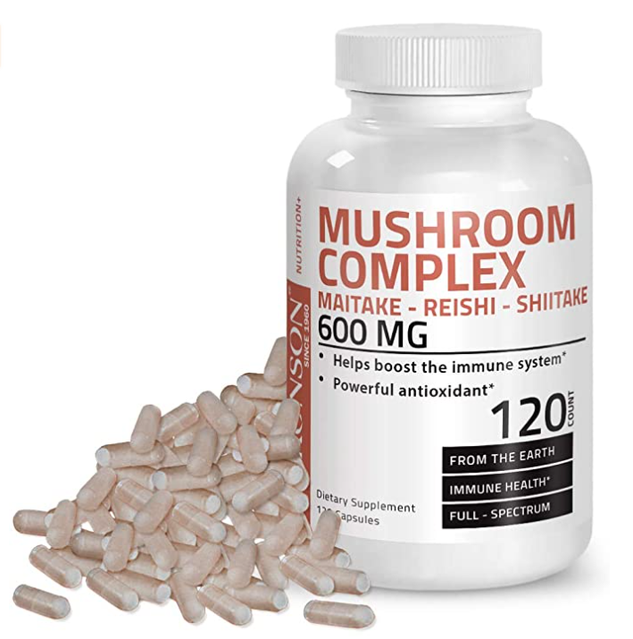 Bronson Triple Mushroom Complex Maitake Reishi Shiitake