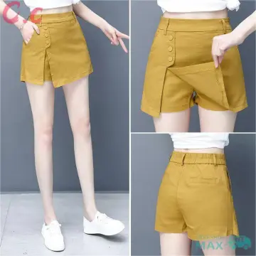 Korean Style Casual Shorts Women New Arrival 2023 Summer Solid