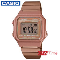 CASIO นาฬิกาข้อมือผู้ชาย,ผู้หญิง สายสแตนเลส รุ่น B650WC-5ADF (สีพิงค์โกลด์)