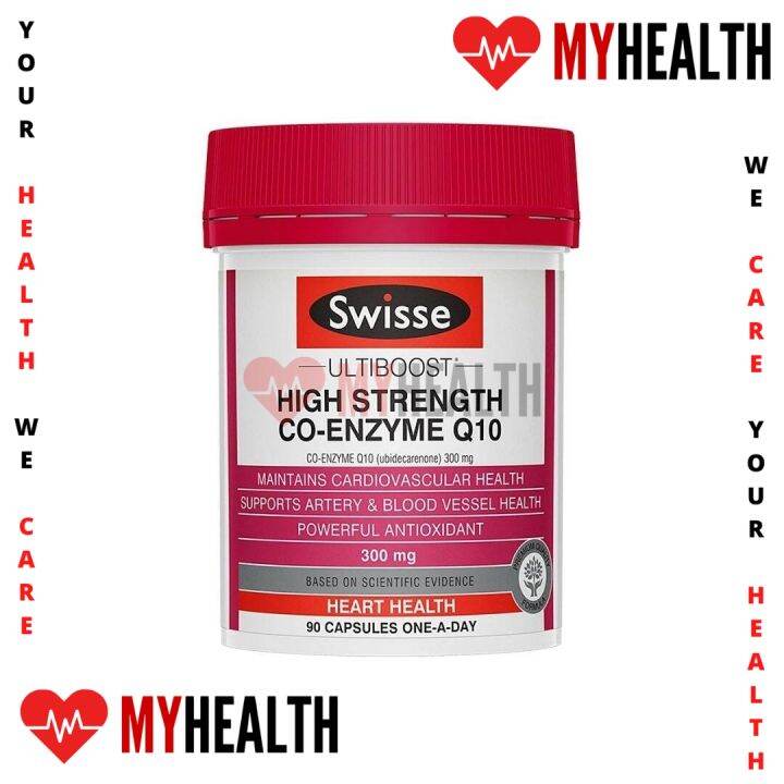 SWISSE High Strength Co-Enzyme Q10 300mg 90 capsules (Original From ...