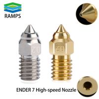 Untuk Ender 7 Nuzel Keceptinggi Nezel Tembaga Suhu Tinggi Untuk 3D Spider Hotend