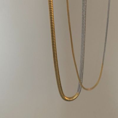 Bemet two tone necklace