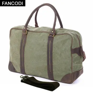 Xiao.p Vintage military Canvas men travel bags Carry on Luggage bags Men Duffel  bags travel