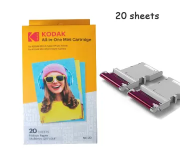 kodak Zink Photo Paper 2x3, Zink Paper Compatible with Kodak Smile, Kodak  Step and Printomatic