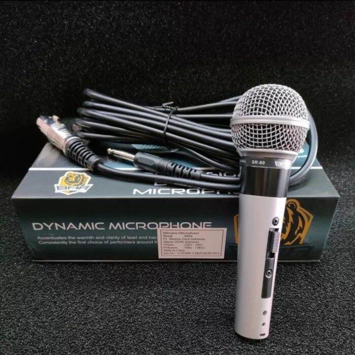 Mic Kabel Bma Sr Sr Mik Original Microphone Bma Asli Lazada