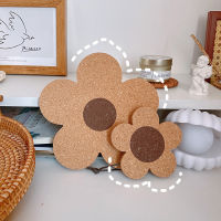 ดอกไม้รูปร่าง Cork เครื่องดื่ม Coaster ดอกไม้น่ารักทนความร้อน Placemat สำหรับตกแต่งโต๊ะอาหารอุปกรณ์ครัวแผ่นกันลื่น-ju544982