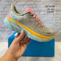 รองเท้าHoka One One Clifton 8 (36-45) 5 สี ทรงสวย ใส่สบาย ลดแรงกระแทกได้ดี รองเท้าวิ่ง รองเท้าวิ่งมาราธอน รองเท้าออกกำลังกาย เหมาะสำหรับนักกีฬาชาย-หญิง 32A036 การันตีคุณภาพ 100%