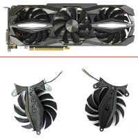 พัดลมระบายความร้อนสำหรับ ZOTAC GTX1060 GTX1070 GTX1070ti GTX1080 Plus OC กราฟิกการ์ดพัดลมระบายความร้อน85มม. 4pin DC12V 0.46A