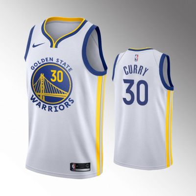 Top-quality Authentic Mens Golden State Warriorss 30 Stephenn Curry 2019-20 White Jersey - Association Edition