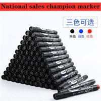 50/100pcs Permanent Paint Marker Pen Oily Waterproof Black Pen for Tyre Markers Quick Drying Signature Pen Stationery Supplies