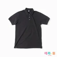 era-won เสื้อโปโลแขนสั้น ทรงสลิม Polo Shirt สี Black