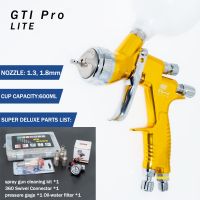 【YP】 Spray Gun Cars GTI Painting 1.3/1.8mm Nozzle Paint Based Air Airbrush