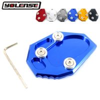 【cw】 Motorcycle CNC Kickstand Foot Side Stand Extension Pad Support Plate Enlarge For YAMAHA YZF MT-07 MT07 FZ07 XJ6 XJ6N FZ6 FZ6R 【hot】