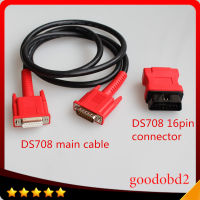 สำหรับ Au DS708เชื่อมต่อสายทดสอบหลักและตัวเชื่อมต่อ Ds708 16pin อะแดปเตอร์ Obd2สำหรับ Au MaxiDas DS708การวินิจฉัยยานยนต์