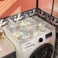 【CC】 Idyllic Refrigerator Dust Cover Oilproof Drum Washing Machine Bedside Table