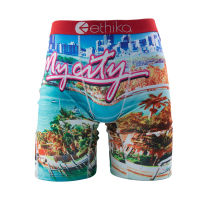 แฟชั่นผู้ชายกางเกงบ็อกเซอร์ Letter Mens Boxer Boxershort Underpants Trunks 1144