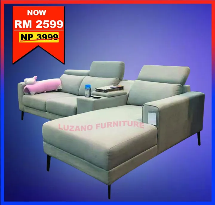 3 Seater L Shape Sofa/ Sofa/ Living Room Furniture/Sofas Lazada