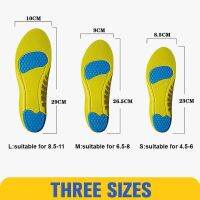 [Fashion goods060]Insoles ดูดซับแรงกระแทก Elarstic สูงช่วยลดความเมื่อยล้าของเท้าได้อย่างมีประสิทธิภาพสำหรับการเดินกีฬาปีน