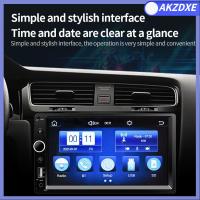 AKZDXE FM/USB/AUX ลิงค์โทรศัพท์ บลูทูธ แดชบอร์ด CarPlay เครื่องเสียงรถยนต์วิทยุ หน่วยเสียงในประ เครื่องเล่น MP5รถยนต์