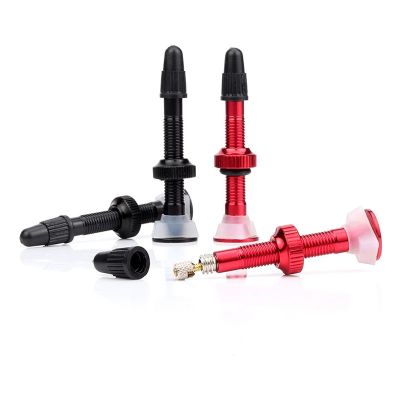 1 pcs 40mm60mm MTB Road Bicycle Extender Valves Ultra-light Aluminum With Tubeless Valve Core For Bicycle Accessories Bolany