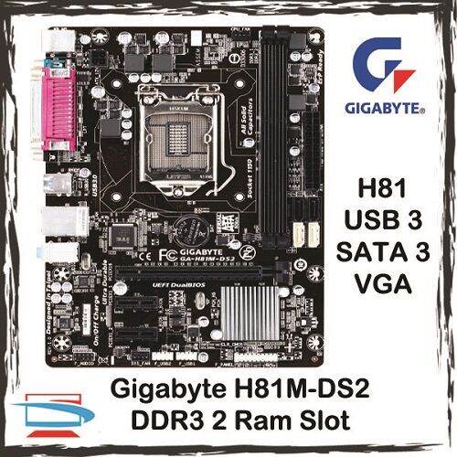 Gigabyte H81MDS2 Socket 1150 DDR3 Intel H81 Motherboard Lazada