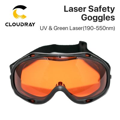 Cloudray 355nm UV Laser Safety Goggles OD6+190-550nm Protective Glasses Shield Protection Eyewear for UV Laser Machine