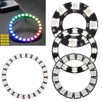 SEDITION78AM6ที่น่ารักสำหรับ Arduno แผงควบคุมวง RGB LED LED โมดูล8/12/16/24บิตหลอดไฟสีแบบเต็มรูปแบบ WS2812ไดรเวอร์แบบผสมผสาน RGB
