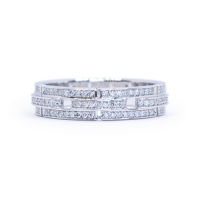 LAVERA Diamond - White Gold Wedding Band  แหวนคู่/แหวนแต่งงาน ทองขาว