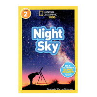 English original picture book National Geographic Kids Level 2: night sky national geographic classification reading childrens Science Encyclopedia English childrens book popular science picture book for children aged 3-6