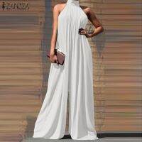 ✿ 1stSeller Fashion Wide Leg Rompers Jumpsuits Sleeveless Playsuit Office Overall Dungaree