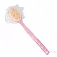 ZM【In Stock】Dual อเนกประสงค์ยาว Handle แปรงอาบน้ำดอกไม้ลอยน้ำ Body Care-อุปกรณ์นวด