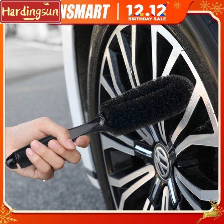 Hardingsun Cleaning Kit Tool Car Tire Brush Wheel Hub Brush Rim Brush