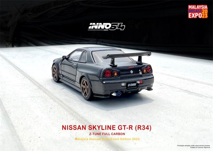 inno-1-64-nissan-skyline-gt-r-r34-z-tune-full-carbon-malaysia-diecast-expo-event-edition-2023-model-car