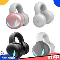 ?Gratis Ongkir + ปลาค็อด?หูฟัง Hi-Fi สำหรับเล่นกีฬาไร้สายแบบเดี่ยวหูฟังกันน้ำรองรับบลูทูธต่างหูแบบหนีบลดเสียงรบกวนสำหรับ YX03สมาร์ทโฟน