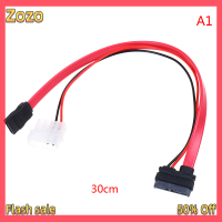 Zozo ✨Ready Stock✨ 7 + 6 PIN Slimline SATA CABLE สำหรับแล็ปท็อป SATA DVD CD-RW ADAPTER CABLE