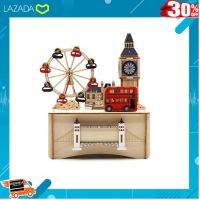 [ Gift เกมฝึกสมอง.เสริมสร้าง ] JIGZLE 3D PLYWOOD PUZZLE - COLOR MUSICAL BOX :: Old London [ของเล่น,โมเดล,ของเล่นเด็ก,ฟิกเกอร์] .Kids Toy Décor ของเล่นเสริมทักษะ ตัวต่อ โมเดล.