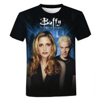 New Arrival Buffy The Vampire Slayer 3D Print T Shirt Men Women Summer Fashion Casual Short Sleeve Hip Hop T Shirt